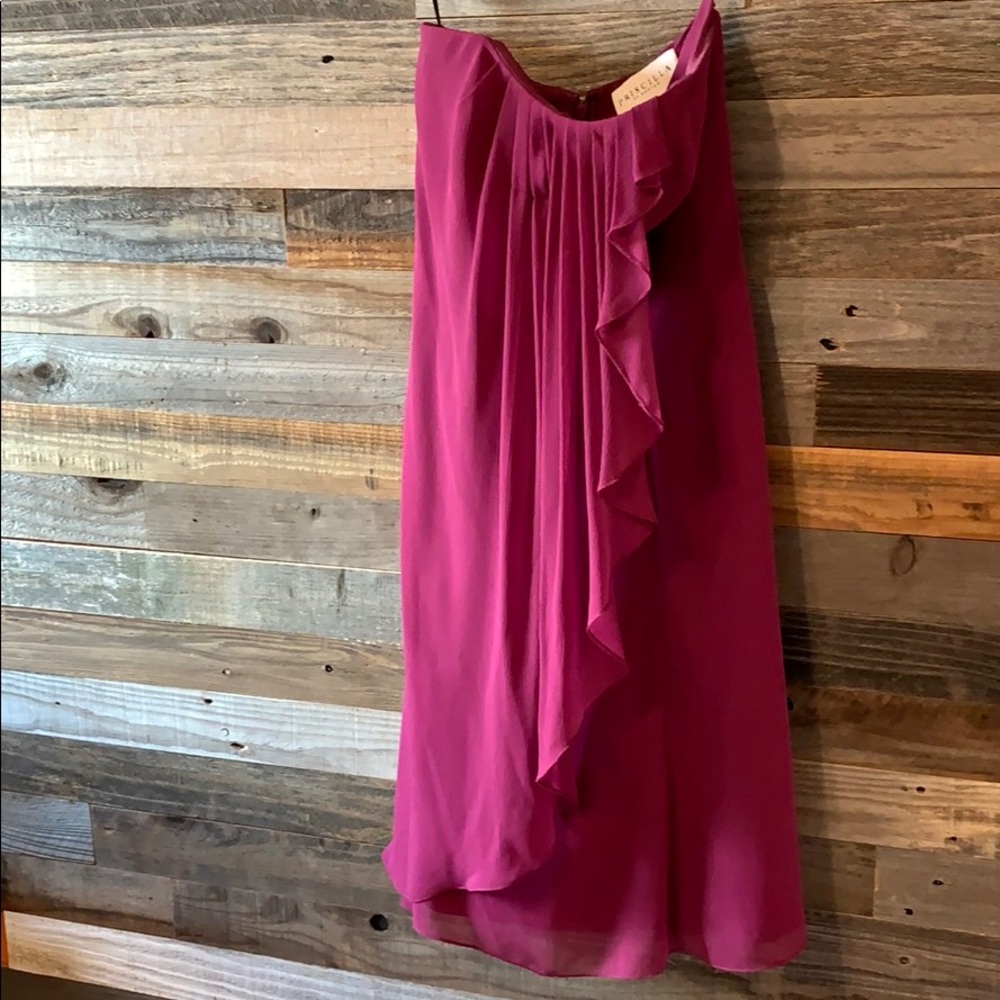 Priscilla of Boston Strapless Dress